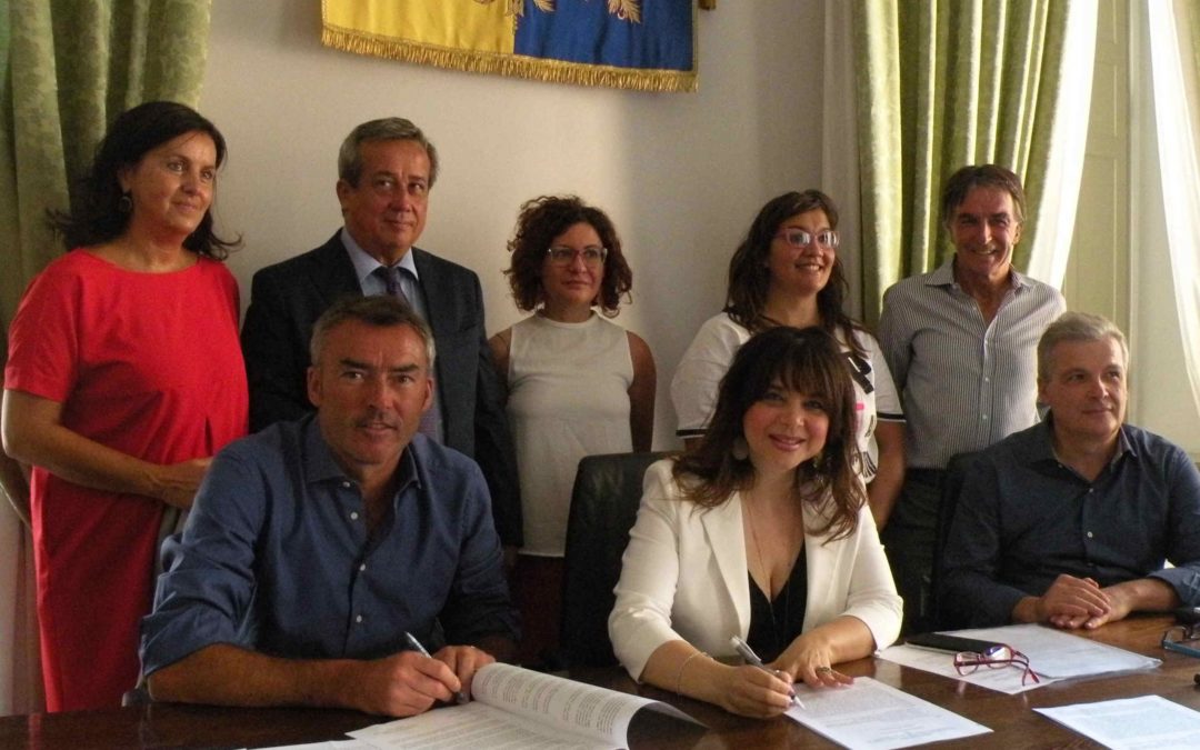 In Provincia di Parma alla firma del protocollo tra Comune di Sissa-Trecasali e Regione.